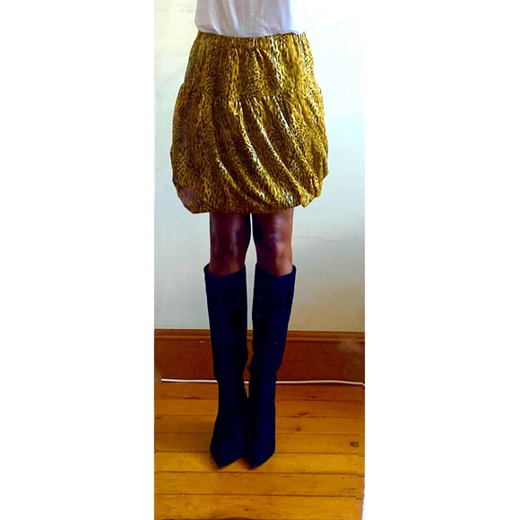 Animal Print Bubble mini skirt size S - Picture 4 of 5